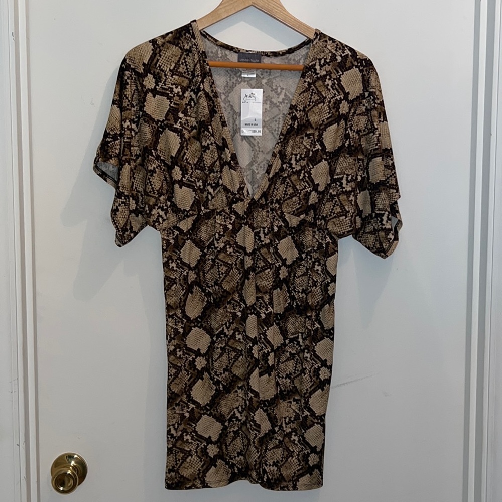 JORDAN TAYLOR SWIMSUIT COVERUP SNAKESKIN
